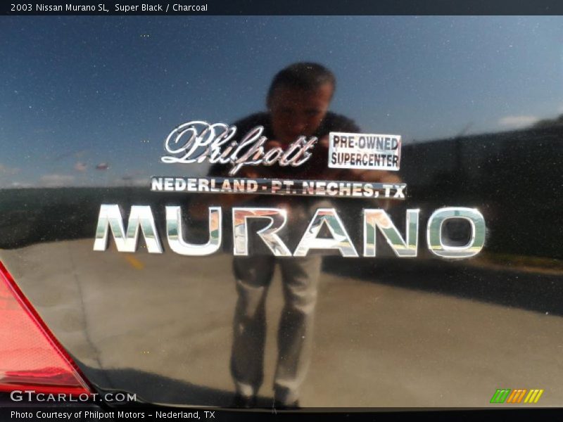 Super Black / Charcoal 2003 Nissan Murano SL
