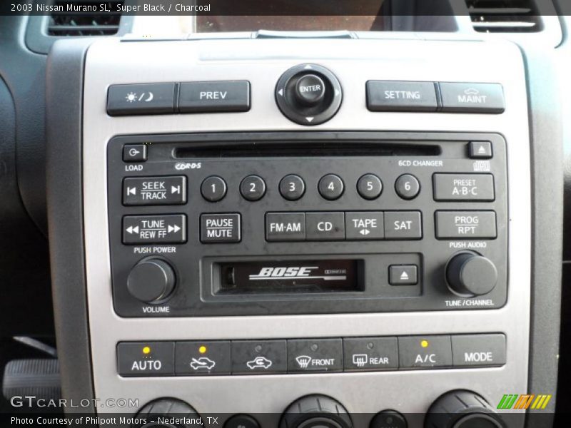 Super Black / Charcoal 2003 Nissan Murano SL