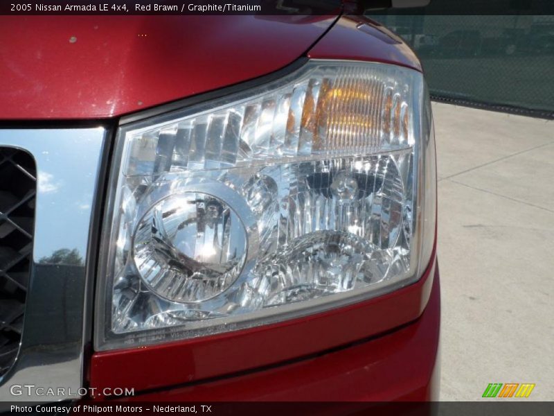 Red Brawn / Graphite/Titanium 2005 Nissan Armada LE 4x4