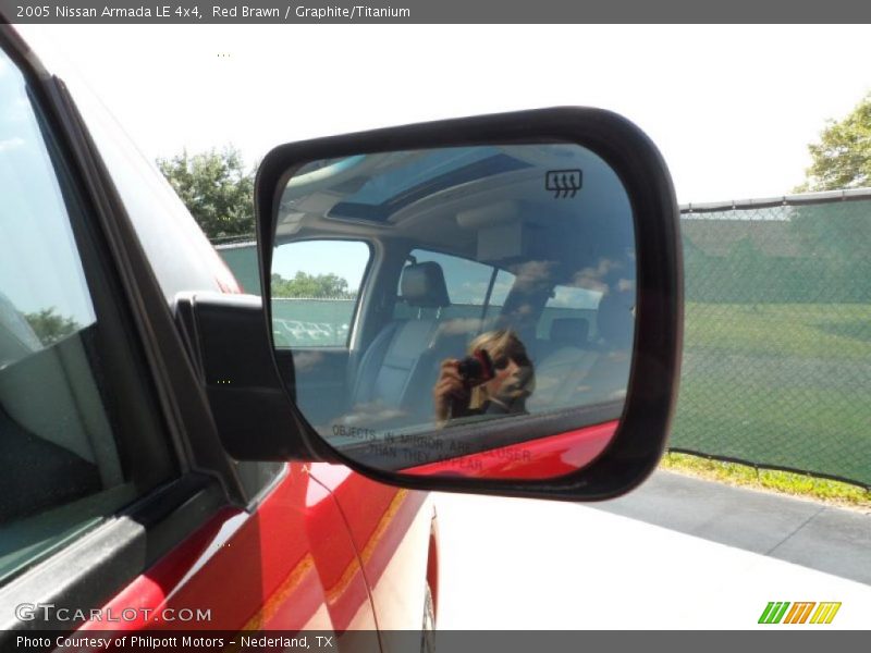 Red Brawn / Graphite/Titanium 2005 Nissan Armada LE 4x4