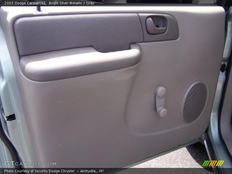 Bright Silver Metallic / Gray 2003 Dodge Caravan SE