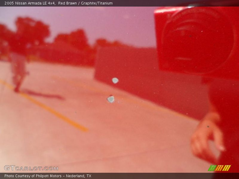 Red Brawn / Graphite/Titanium 2005 Nissan Armada LE 4x4