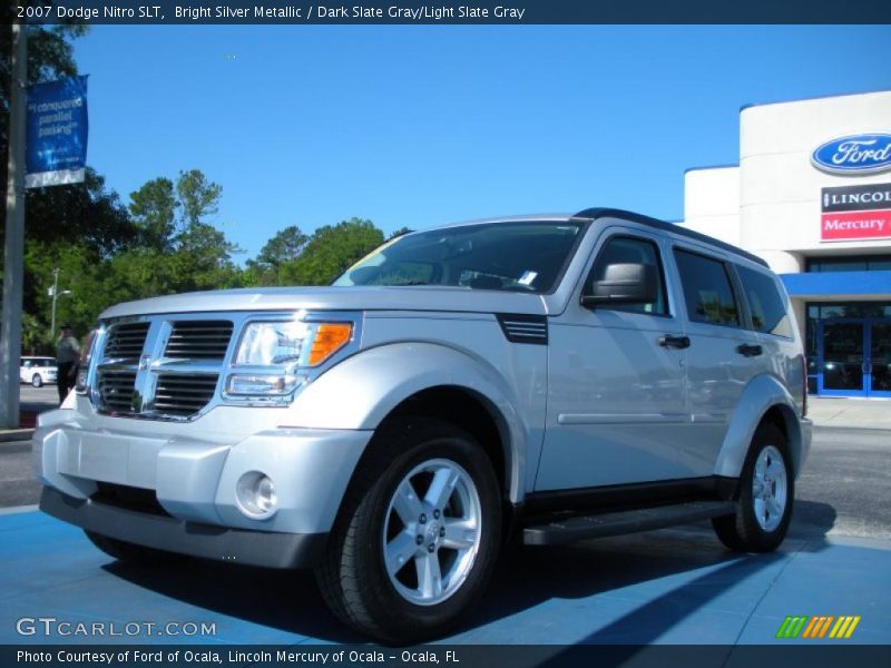Bright Silver Metallic / Dark Slate Gray/Light Slate Gray 2007 Dodge Nitro SLT