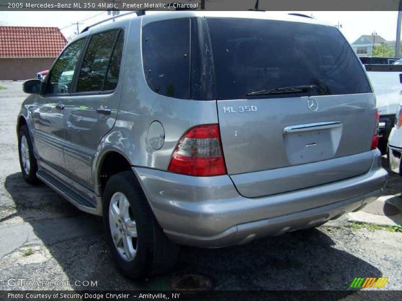 Pewter Metallic / Charcoal 2005 Mercedes-Benz ML 350 4Matic