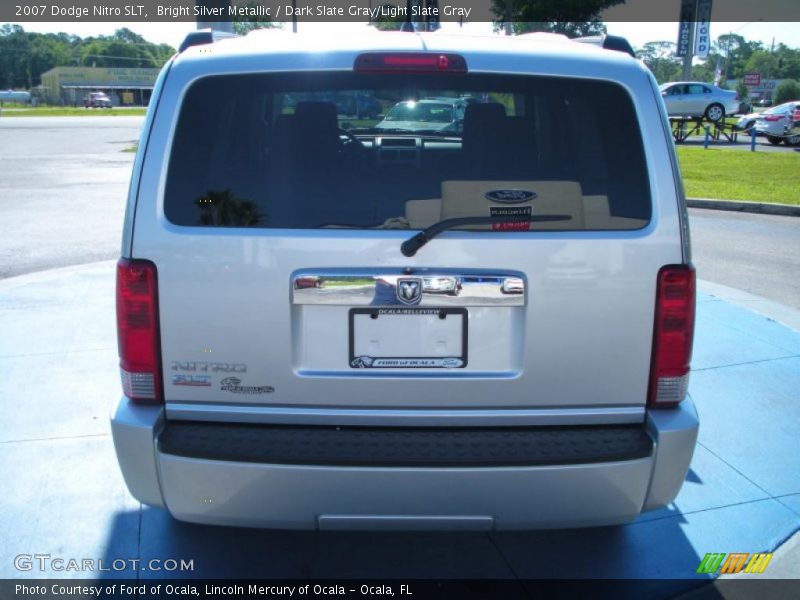 Bright Silver Metallic / Dark Slate Gray/Light Slate Gray 2007 Dodge Nitro SLT