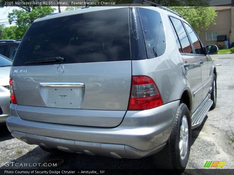 Pewter Metallic / Charcoal 2005 Mercedes-Benz ML 350 4Matic