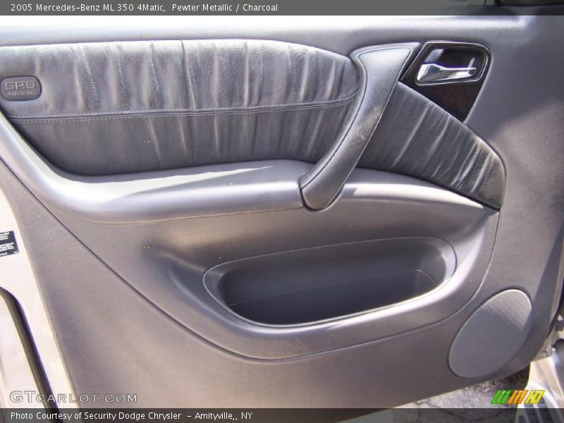 Pewter Metallic / Charcoal 2005 Mercedes-Benz ML 350 4Matic