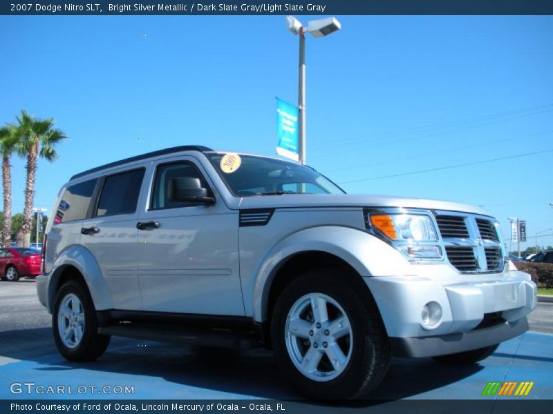 Bright Silver Metallic / Dark Slate Gray/Light Slate Gray 2007 Dodge Nitro SLT
