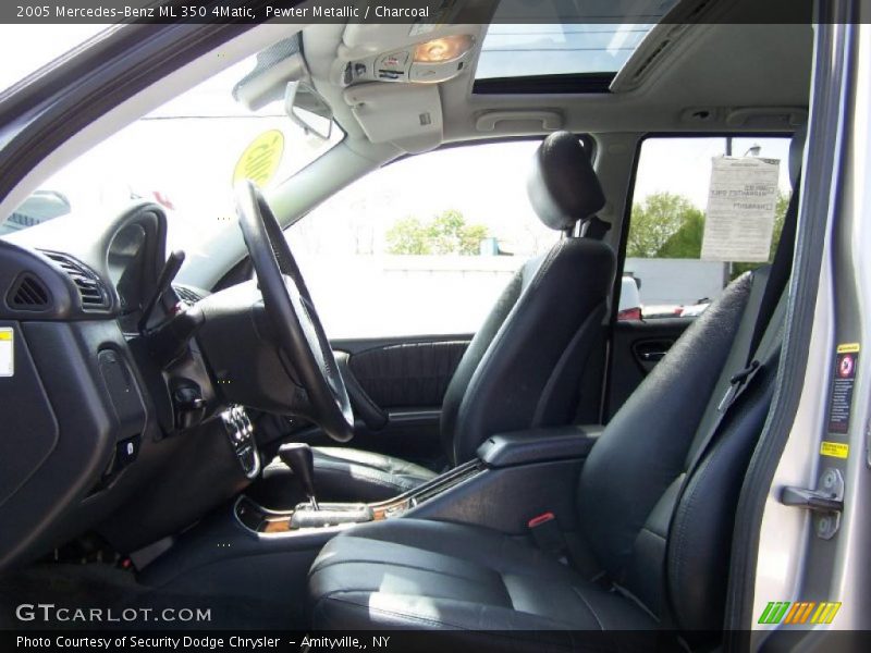 Pewter Metallic / Charcoal 2005 Mercedes-Benz ML 350 4Matic