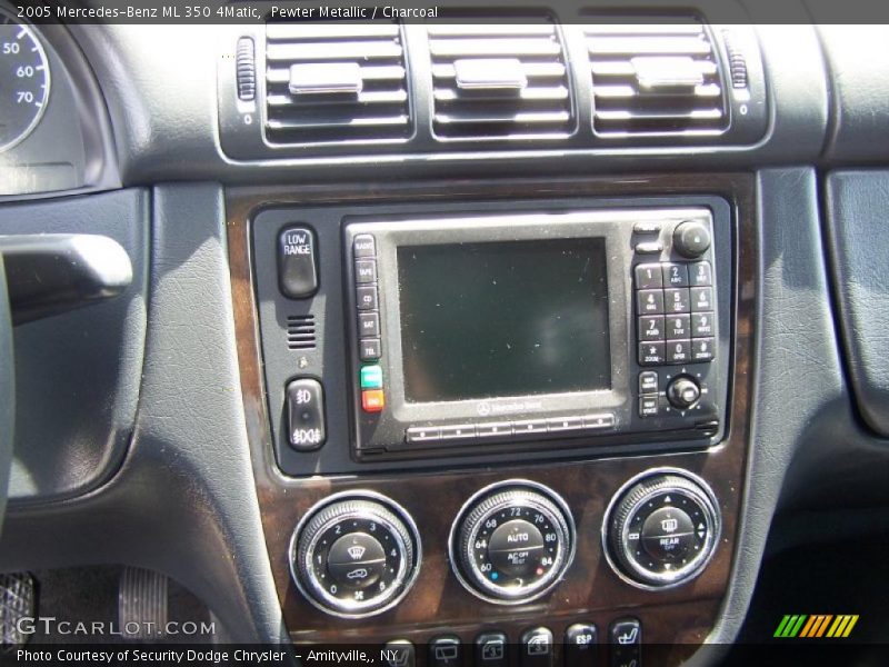 Pewter Metallic / Charcoal 2005 Mercedes-Benz ML 350 4Matic
