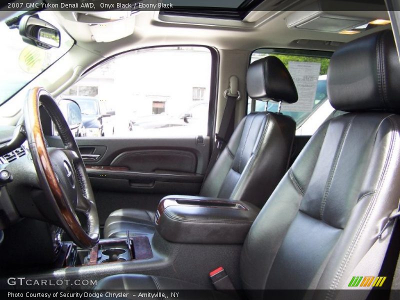 Onyx Black / Ebony Black 2007 GMC Yukon Denali AWD