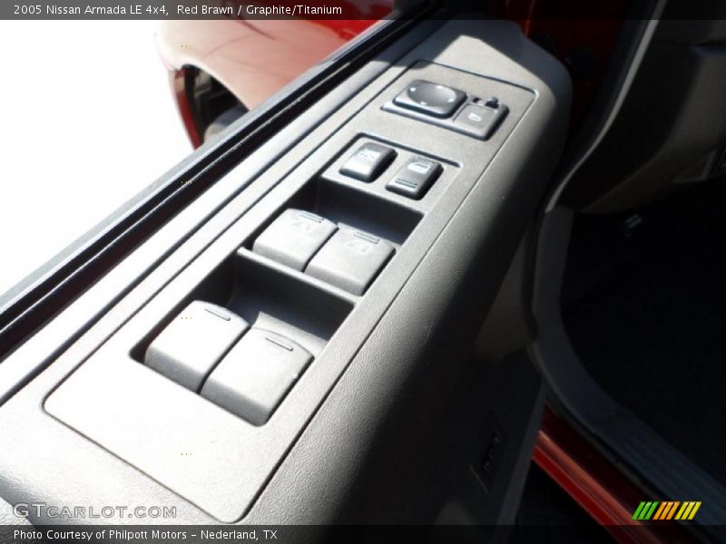 Red Brawn / Graphite/Titanium 2005 Nissan Armada LE 4x4