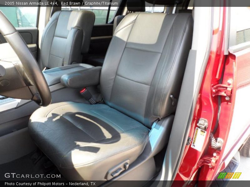 Red Brawn / Graphite/Titanium 2005 Nissan Armada LE 4x4