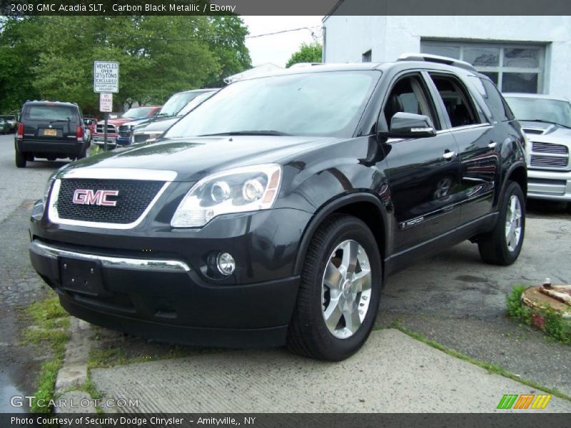 Carbon Black Metallic / Ebony 2008 GMC Acadia SLT