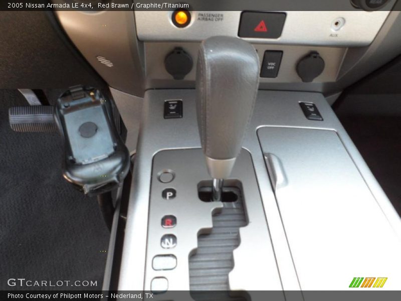 Red Brawn / Graphite/Titanium 2005 Nissan Armada LE 4x4
