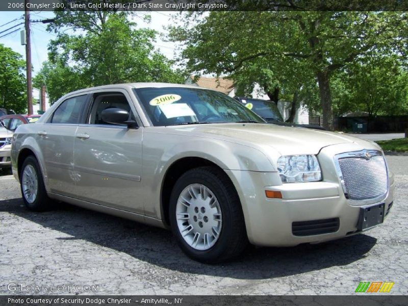 Linen Gold Metallic / Dark Slate Gray/Light Graystone 2006 Chrysler 300