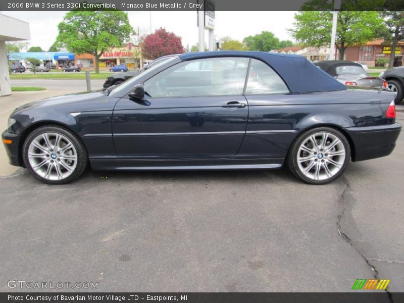Monaco Blue Metallic / Grey 2006 BMW 3 Series 330i Convertible