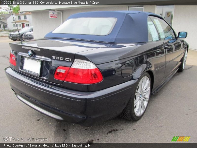 Monaco Blue Metallic / Grey 2006 BMW 3 Series 330i Convertible