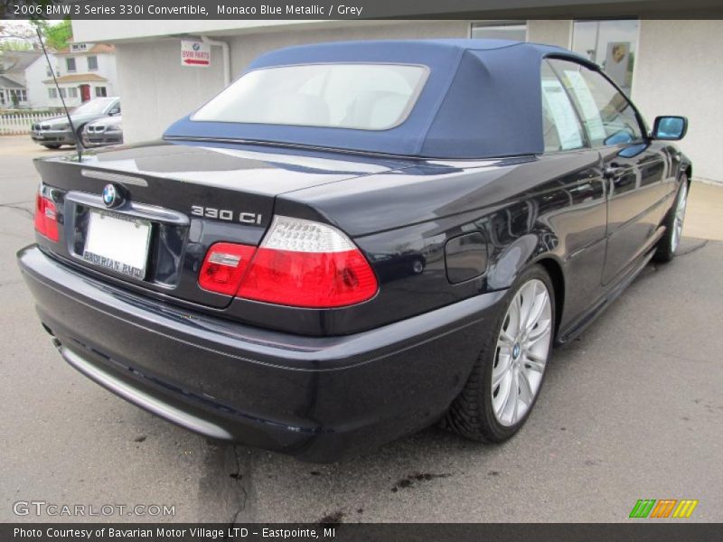 Monaco Blue Metallic / Grey 2006 BMW 3 Series 330i Convertible