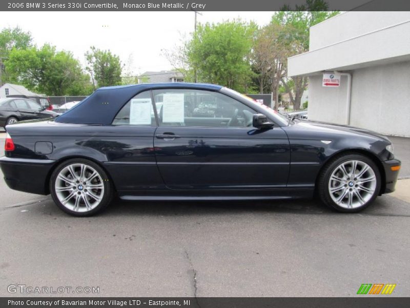 Monaco Blue Metallic / Grey 2006 BMW 3 Series 330i Convertible