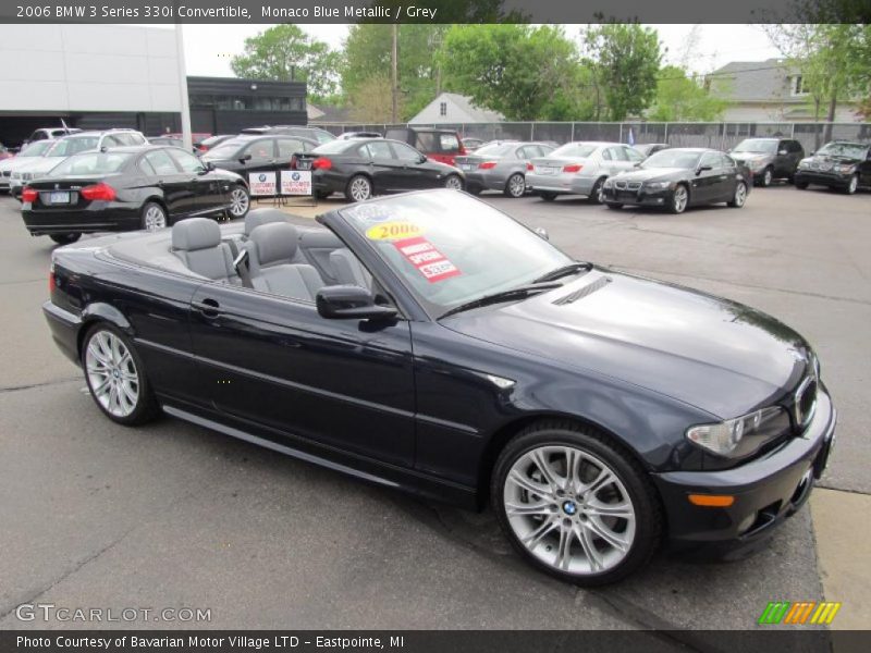 Monaco Blue Metallic / Grey 2006 BMW 3 Series 330i Convertible