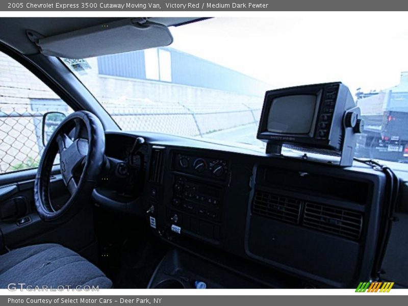 Victory Red / Medium Dark Pewter 2005 Chevrolet Express 3500 Cutaway Moving Van