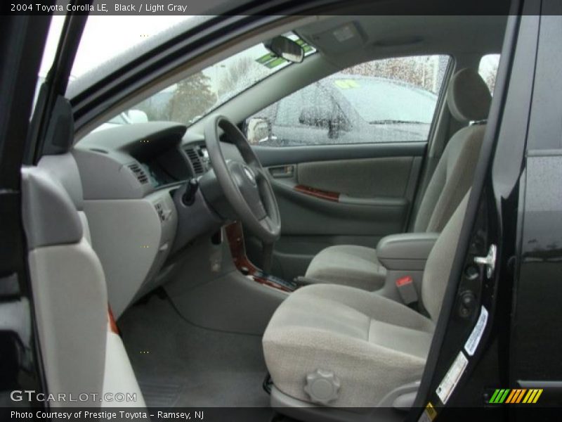 Black / Light Gray 2004 Toyota Corolla LE