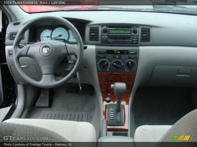 Black / Light Gray 2004 Toyota Corolla LE