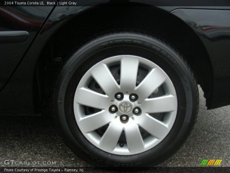 Black / Light Gray 2004 Toyota Corolla LE