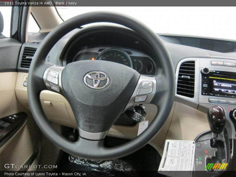 Black / Ivory 2011 Toyota Venza I4 AWD