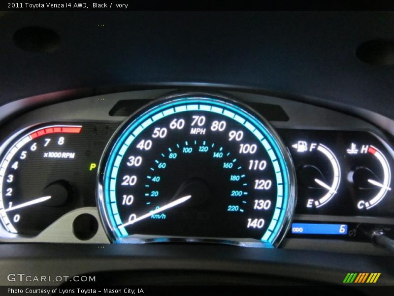 Black / Ivory 2011 Toyota Venza I4 AWD