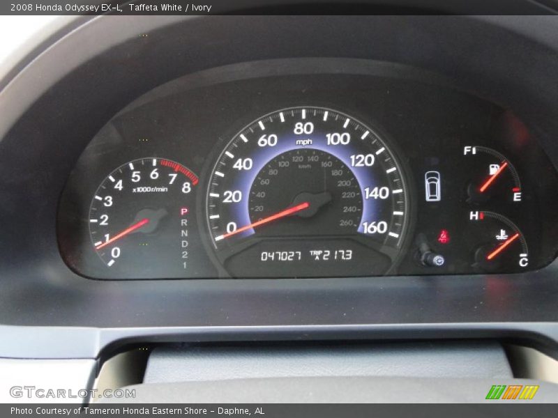 Taffeta White / Ivory 2008 Honda Odyssey EX-L