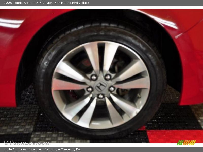 San Marino Red / Black 2008 Honda Accord LX-S Coupe