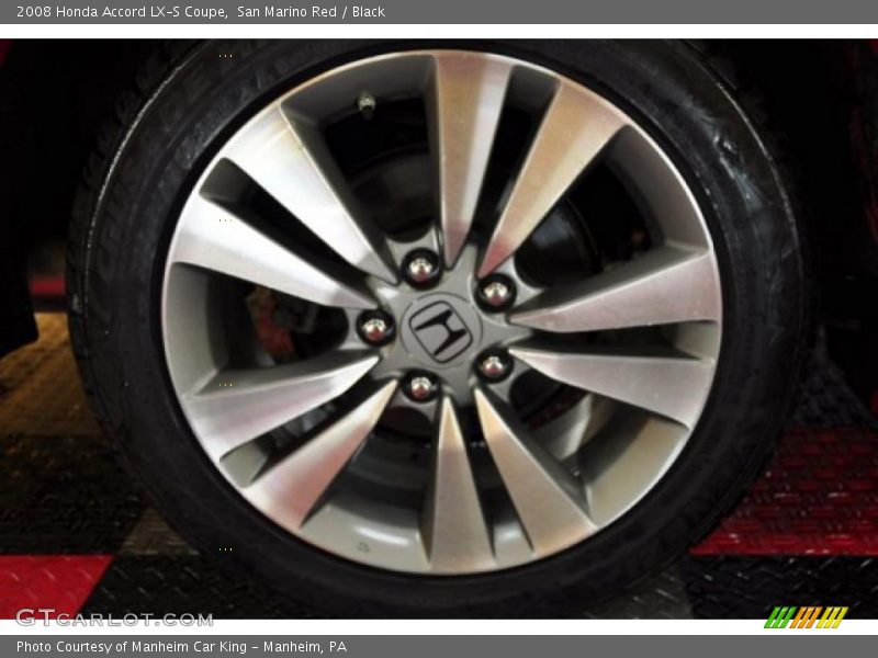 San Marino Red / Black 2008 Honda Accord LX-S Coupe