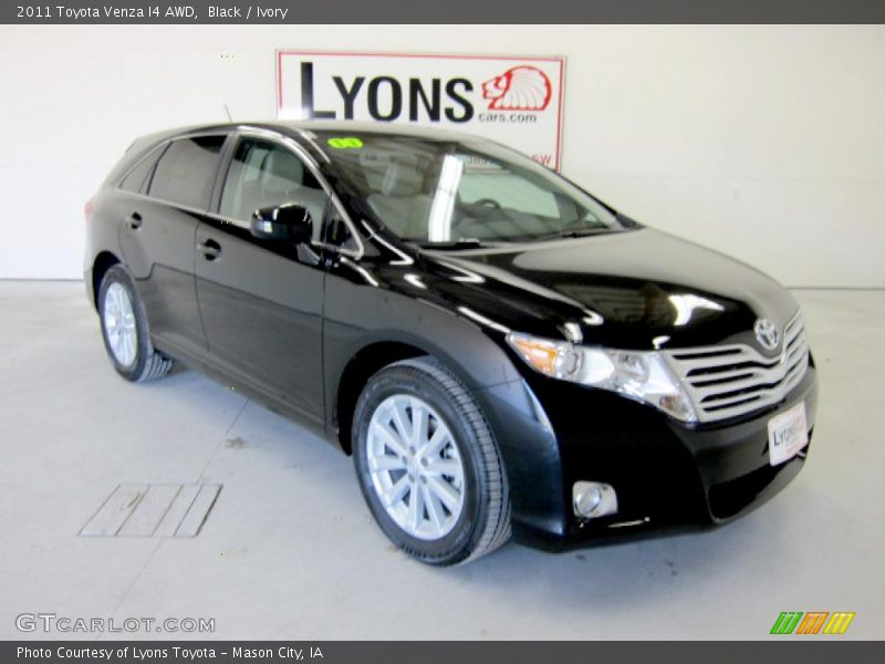 Black / Ivory 2011 Toyota Venza I4 AWD