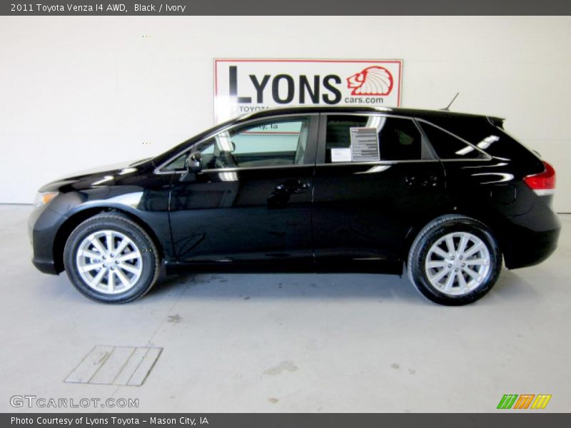 Black / Ivory 2011 Toyota Venza I4 AWD