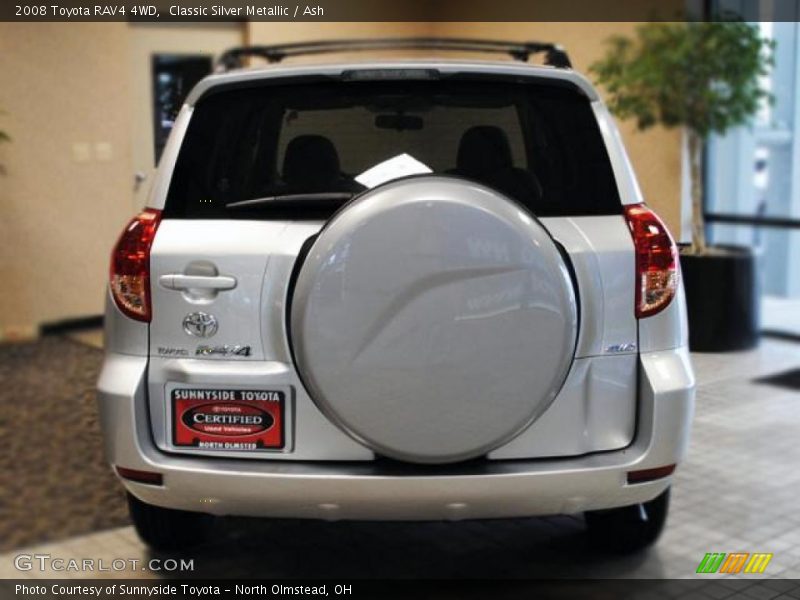 Classic Silver Metallic / Ash 2008 Toyota RAV4 4WD
