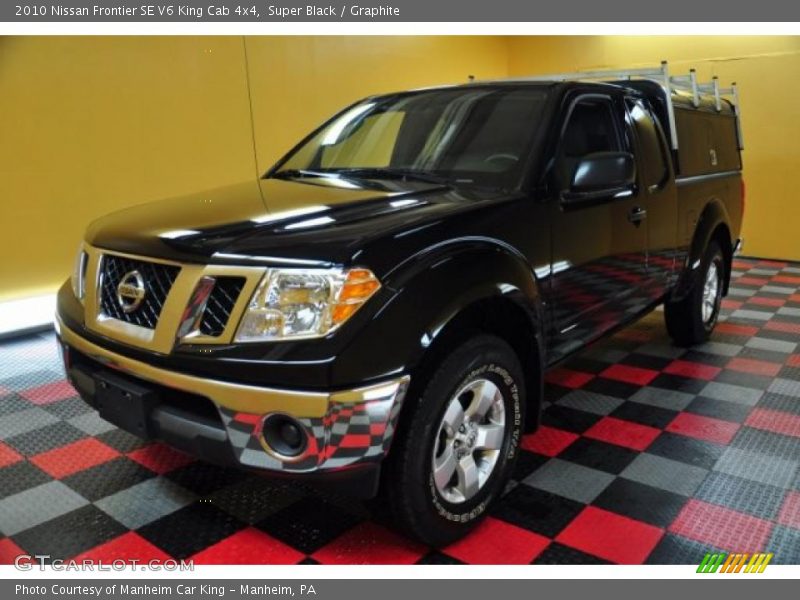 Super Black / Graphite 2010 Nissan Frontier SE V6 King Cab 4x4