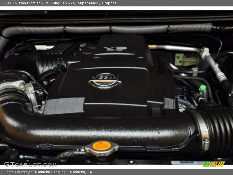 Super Black / Graphite 2010 Nissan Frontier SE V6 King Cab 4x4