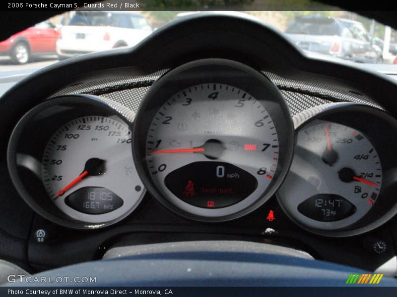 Guards Red / Black 2006 Porsche Cayman S