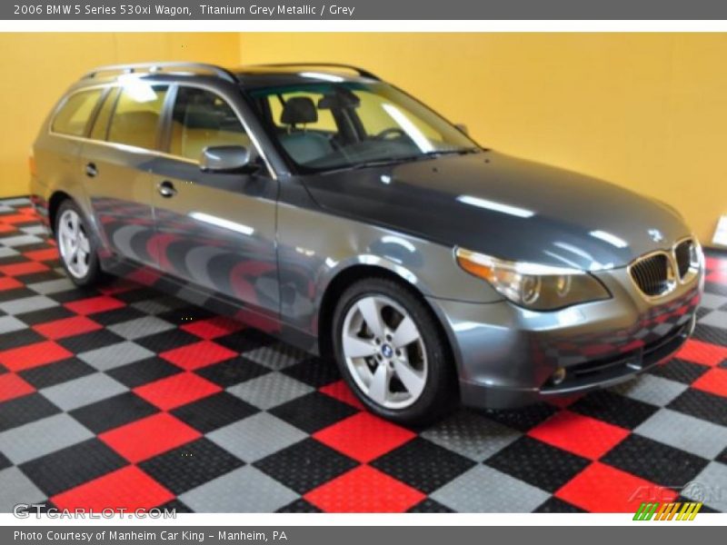 Titanium Grey Metallic / Grey 2006 BMW 5 Series 530xi Wagon
