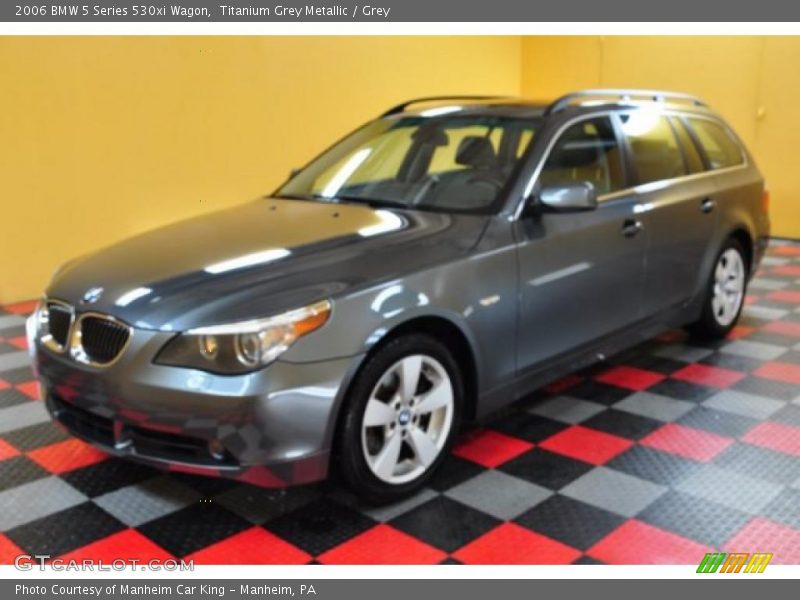 Titanium Grey Metallic / Grey 2006 BMW 5 Series 530xi Wagon