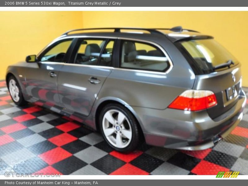 Titanium Grey Metallic / Grey 2006 BMW 5 Series 530xi Wagon