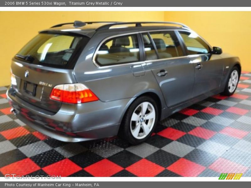 Titanium Grey Metallic / Grey 2006 BMW 5 Series 530xi Wagon