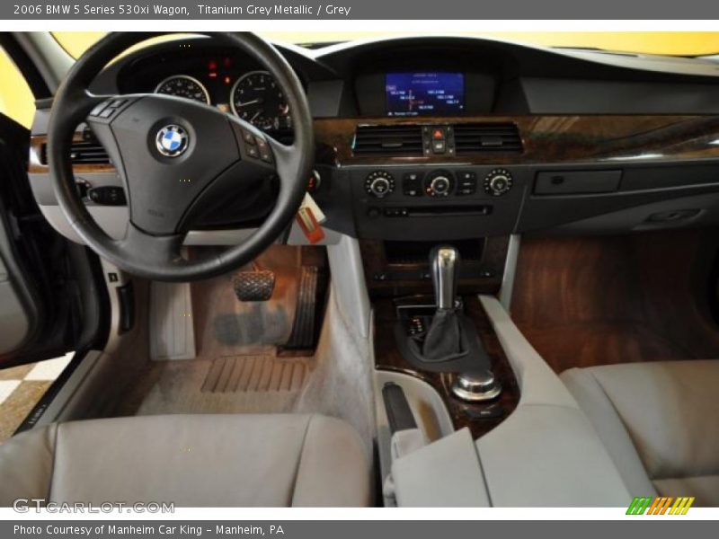 Titanium Grey Metallic / Grey 2006 BMW 5 Series 530xi Wagon