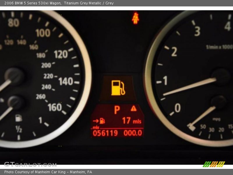Titanium Grey Metallic / Grey 2006 BMW 5 Series 530xi Wagon