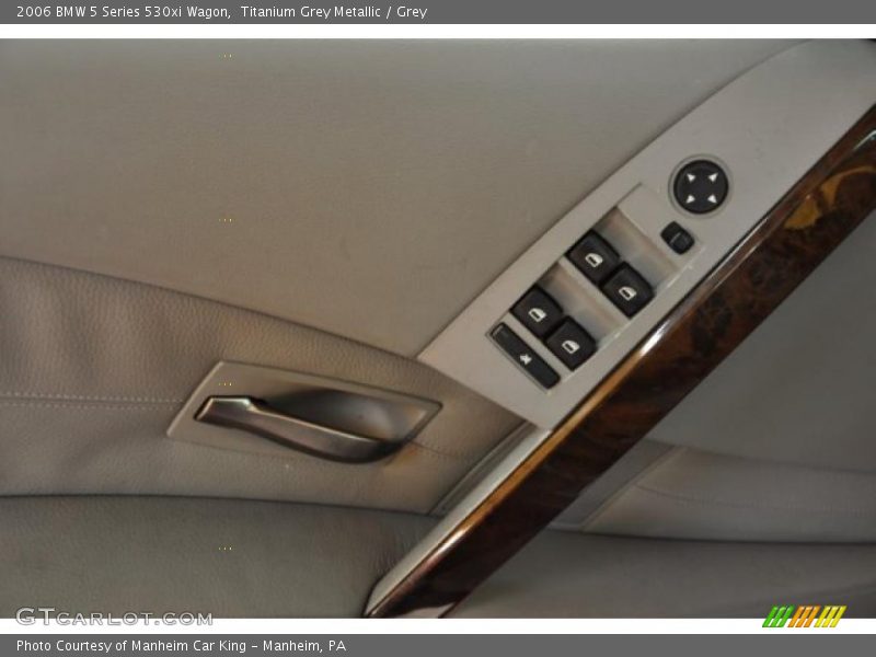 Titanium Grey Metallic / Grey 2006 BMW 5 Series 530xi Wagon