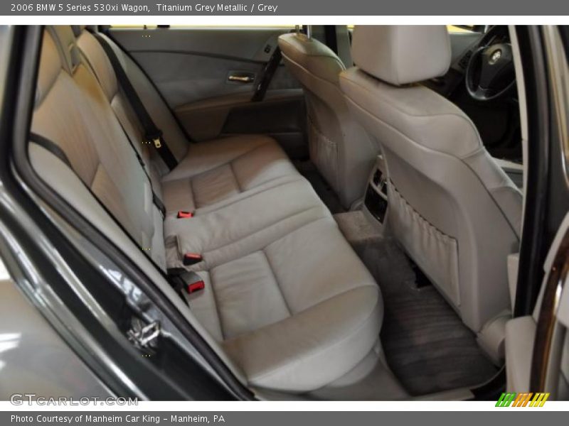 Titanium Grey Metallic / Grey 2006 BMW 5 Series 530xi Wagon