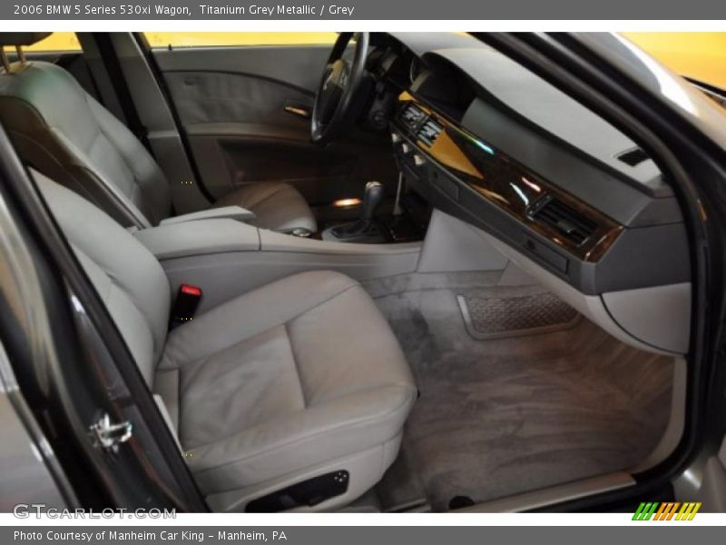 Titanium Grey Metallic / Grey 2006 BMW 5 Series 530xi Wagon