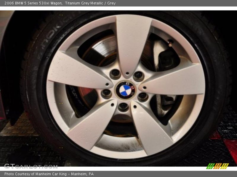 Titanium Grey Metallic / Grey 2006 BMW 5 Series 530xi Wagon